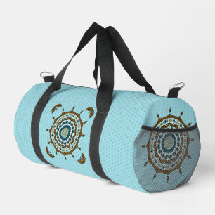 Mehndi Fantasy Copper Duffle Bag