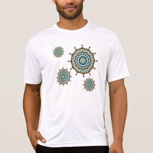 Mehndi Fantasy Copper Men's Light Shirt