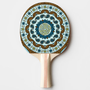 Mehndi Fantasy Copper Ping Pong Paddle