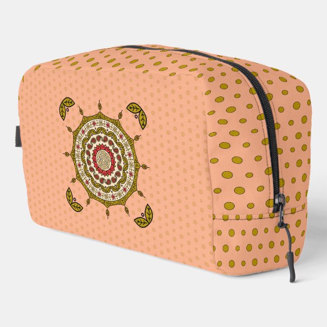 Mehndi Fantasy Gold Dopp Kit (Right Corner)