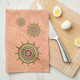 Mehndi Fantasy Gold Hand Towel