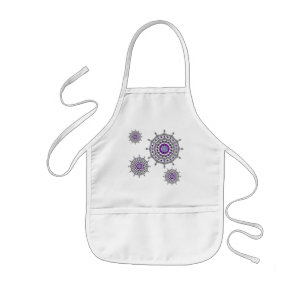 Mehndi Fantasy Silver Apron