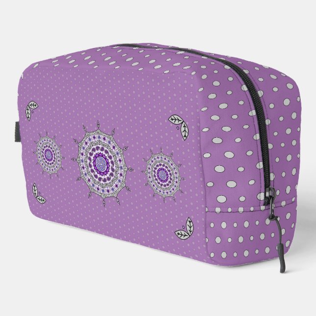Mehndi Fantasy Silver Dopp Kit (Right Corner)
