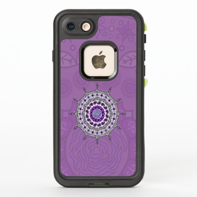 Mehndi Fantasy Silver Lifeproof Case (Back)