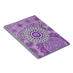 Mehndi Fantasy Silver Notebook