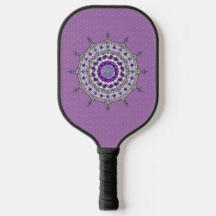 Mehndi Fantasy Silver Pickleball Paddle