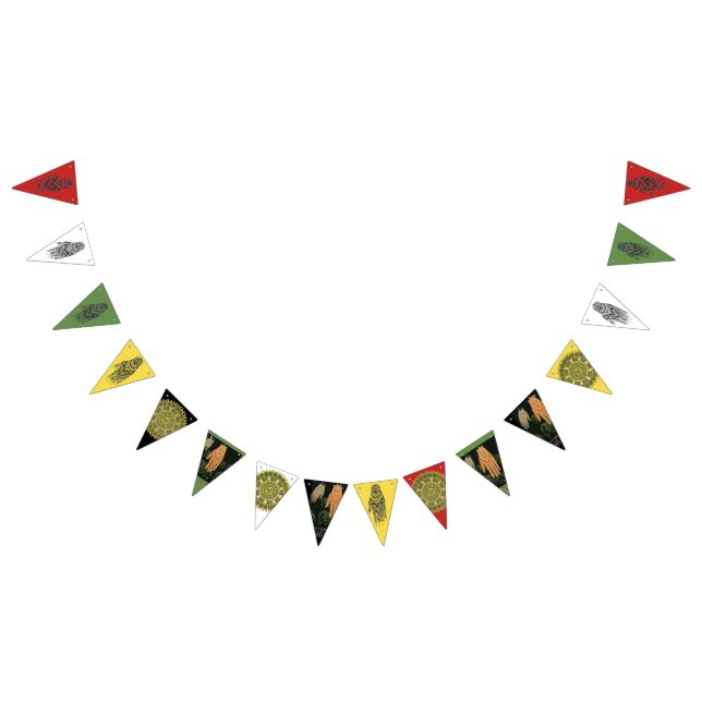 Mehndi Hand Design Bunting for Glamping (All)