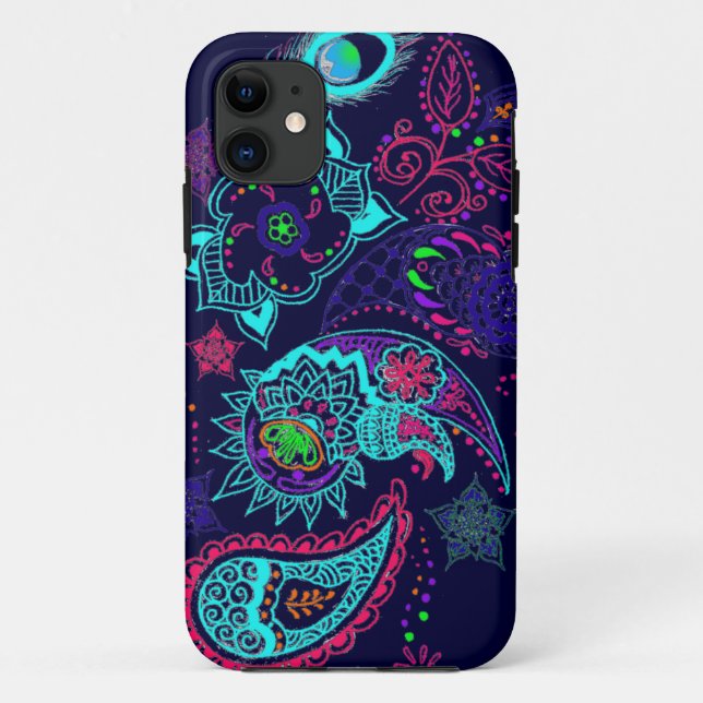Mehndi pattern design Case-Mate iPhone case (Back)