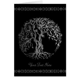 Mehndi Tree of Life (Henna) (Silver)