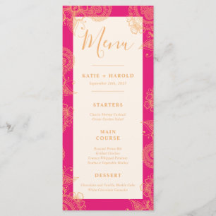 Mehndi Wedding Dinner Menu