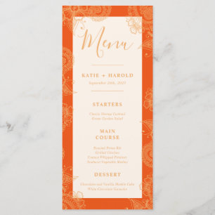 Mehndi Wedding Dinner Menu