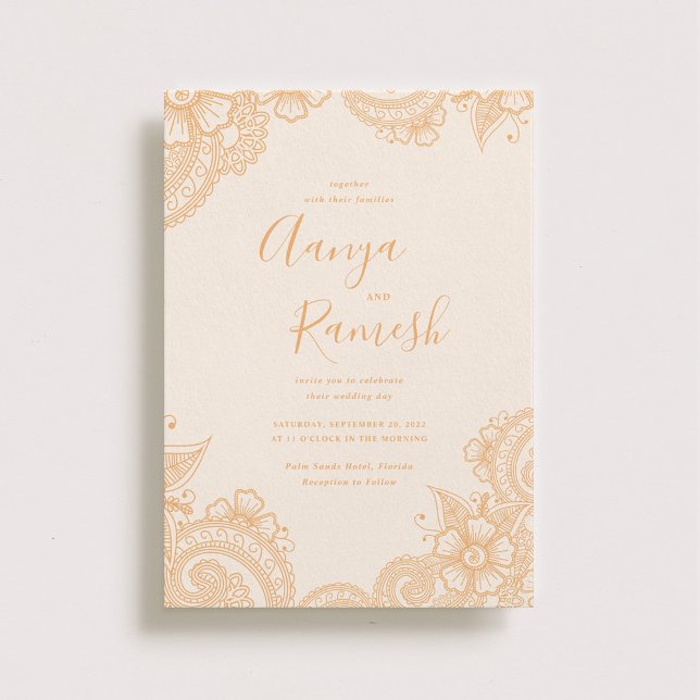 Mehndi Wedding Invitations (Creator Uploaded)