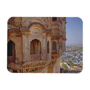 Mehrangarh Fort towering above Jodhpur, The Blue Magnet