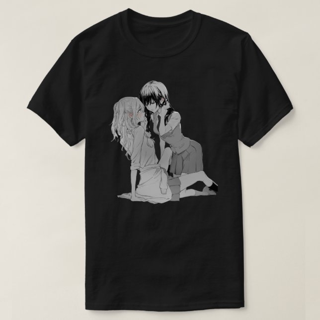 Mei x Yuzu - Citrus Manga Sticker T-Shirt (Design Front)
