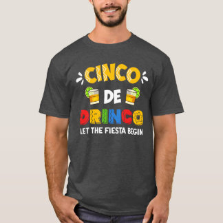 Meican Drink Drink Party Cinco de Mayo Fiesta girl T-Shirt