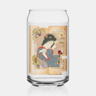 Meiji Era Beauty: Ukiyo-e – Traditional Japanese  Can Glass
