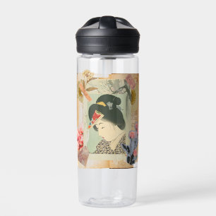 Meiji Era Beauty: Ukiyo-e – Traditional Japanese Water Bottle