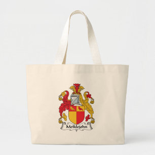 Meiklejohn Family Crest Large Tote Bag