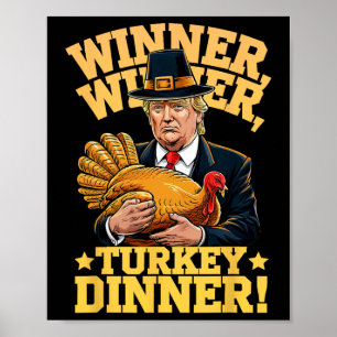 Meilan Uni-adults Humor Funny Trump Winner Winner  Poster