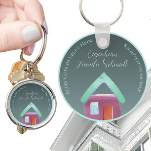 Meilenstein Geschenk Richtfest Bauherr Key Ring