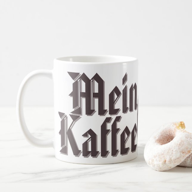 MEIN KAFFEE COFFEE MUG (With Donut)
