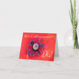 Mein Lieblingsmensch? - Du! Card