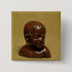 Meissen stoneware bust of a child, c.1715 15 cm square badge