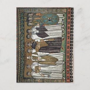 Meister von San Vitale in Ravenna Chormosaiken in Postcard