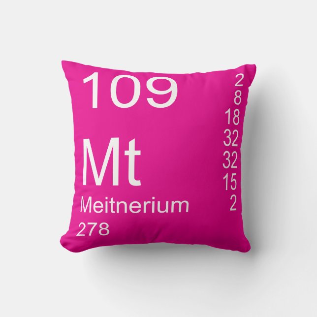 Meitnerium Cushion (Front)