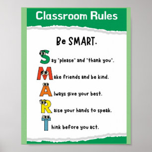 MEKIMI- Creative Classroom Rules Poster