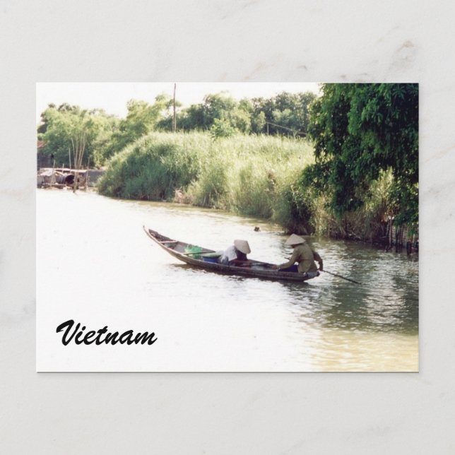 mekong boat postcard (Front)