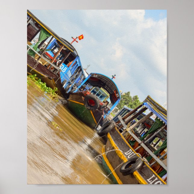 Mekong River in Vietnam Poster (Front)