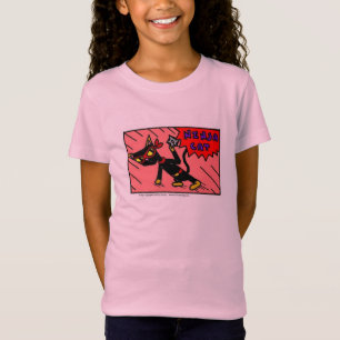 Mel NINJA CAT Girls Jersey T-Shirt