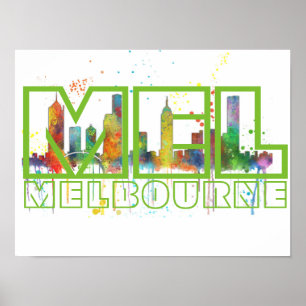 MEL - VICTORIA - Poster