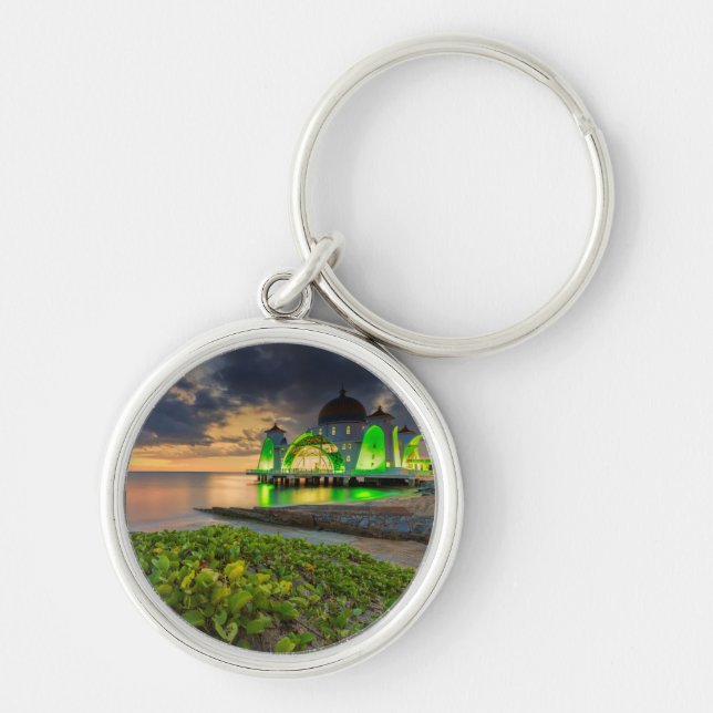Melaka During Sunset | Masjid Selat Key Ring (Front)