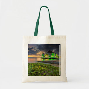 Melaka During Sunset   Masjid Selat Tote Bag