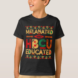 Melanated And HBCU Educated Africa Pride Black His T-Shirt