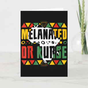 Melanated Or Nurse Black History Month Operating R Card