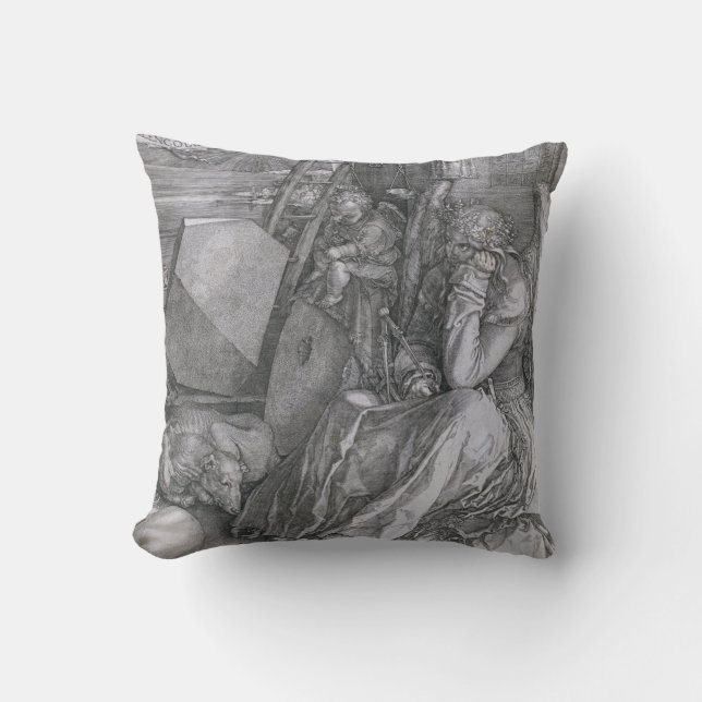 Melancholia, Albrecht Durer Cushion (Front)