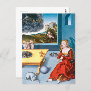 Melancholia Lucas Cranach the Elder Postcard