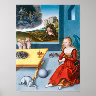 Melancholia Lucas Cranach the Elder Poster