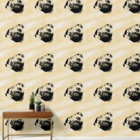 Melancholic Pug Head - lines silhouette 1
