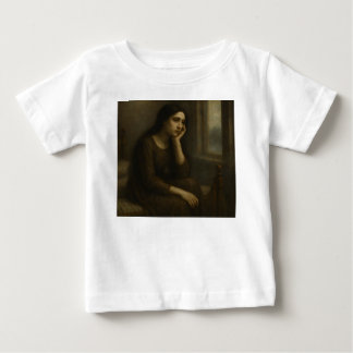 Melancholic Reflection – Timeless Classical Portra Baby T-Shirt