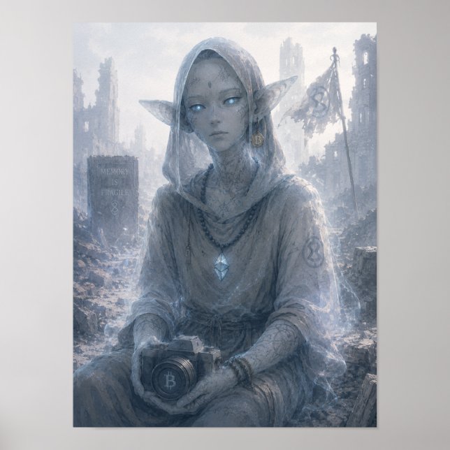 Melancholy / Keeper of Memories / Postwar Ruins Poster (Front)