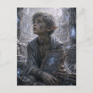 Melancholy / Librarian / Burnt Archive Postcard