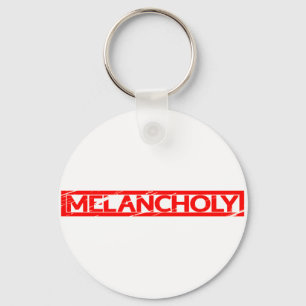 Melancholy Stamp Key Ring