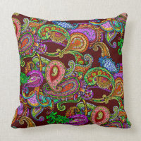 Melange Paisley Pillow - Condensed