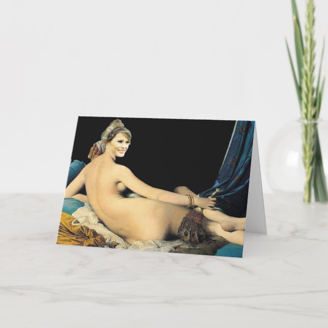 Melania Role Model Customisable Birthday Card (Front)