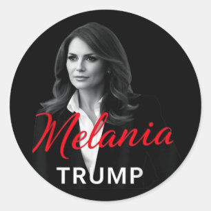 Melania Trump 2025 First Lady Inauguration Photo  Classic Round Sticker