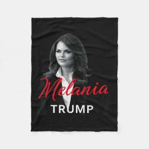 Melania Trump 2025 First Lady Inauguration Photo  Fleece Blanket